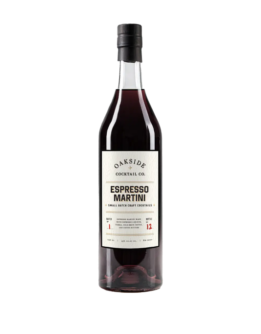 Oakside Espresso martini cocktail