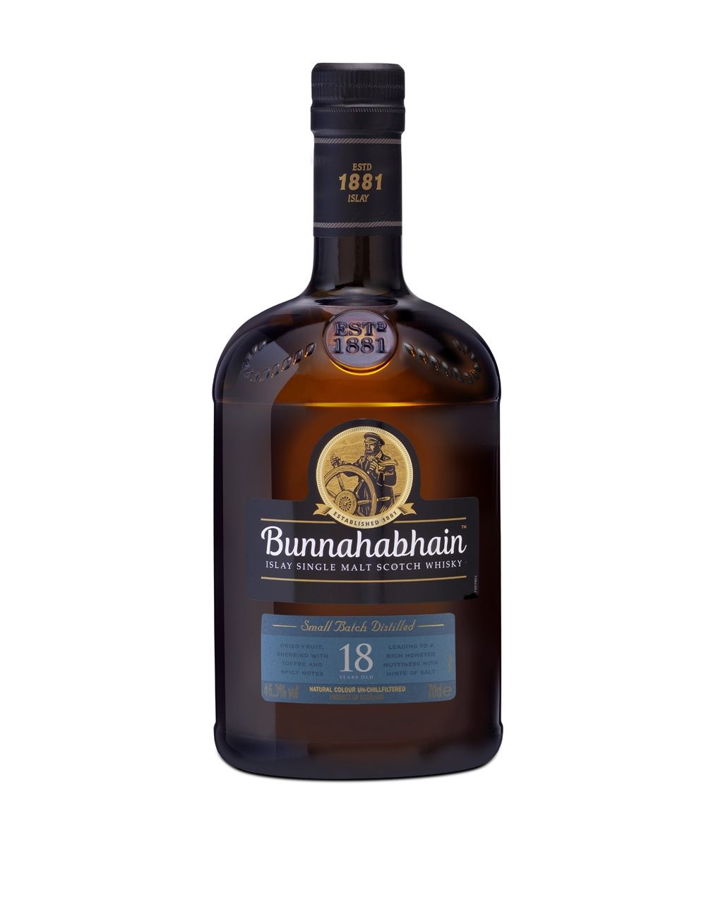 bunnahabhain 18 year old single malt whisky