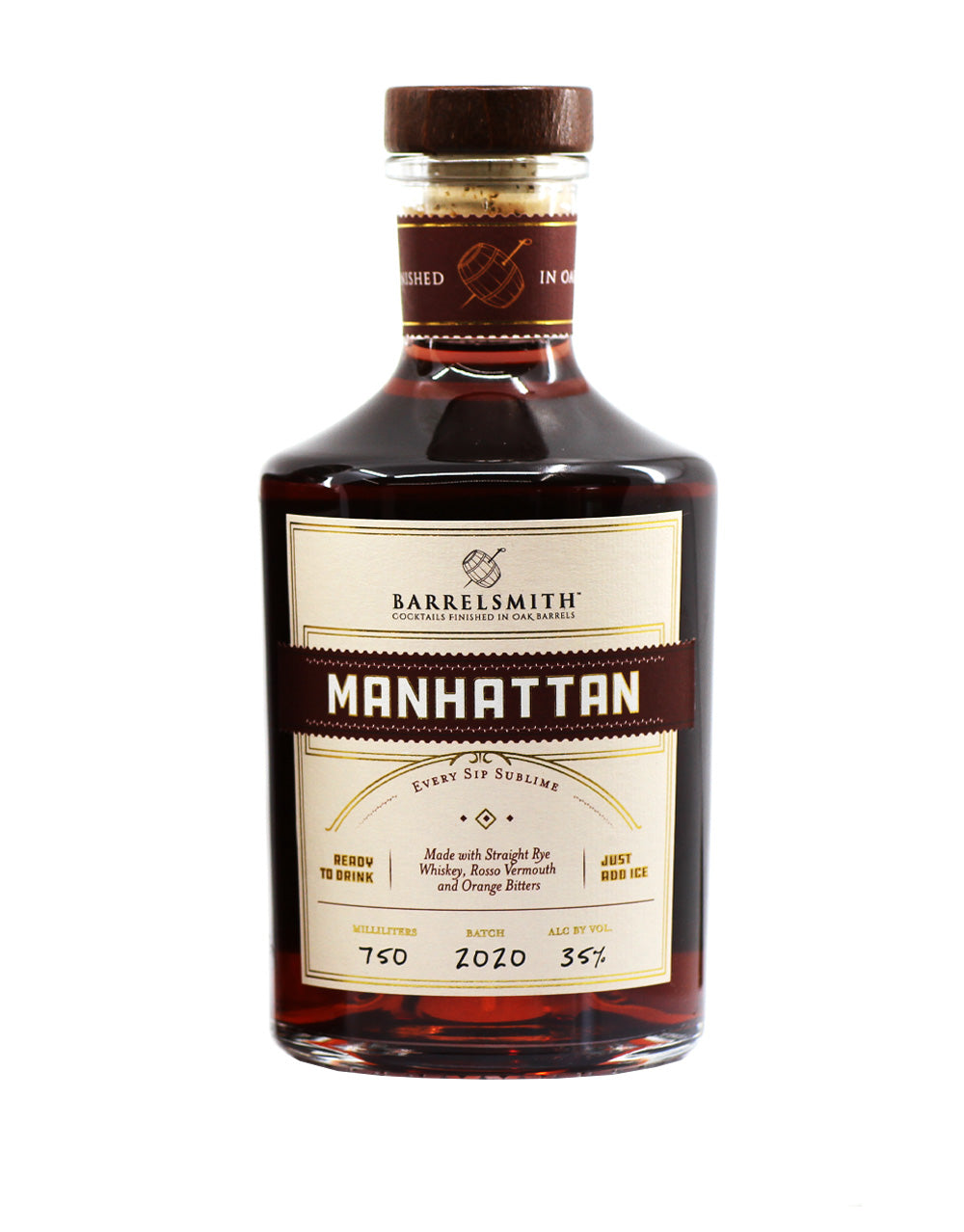 barrelsmith manhattan whiskey cocktail